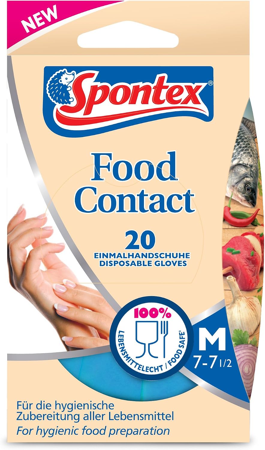Guanti Monouso Spontex Protect 100 - Senza Lattice Taglia Unica Multiuso