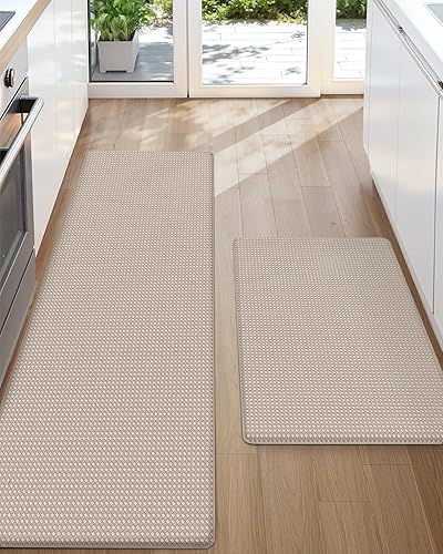 Miniatura 36 de Color&Geometry - Alfombras de cocina antideslizantes e impermeables Alfombra de cocina acolchada Alfombra antifatiga para pararse de 30 x 18