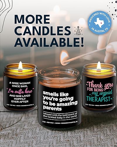Miniatura 6 de Vela Increíble para Padres, Regalos Únicos para Nuevos Padres para el Día de la Madre y el Día del Padre, Regalos para Nuevos Padres para Parejas,