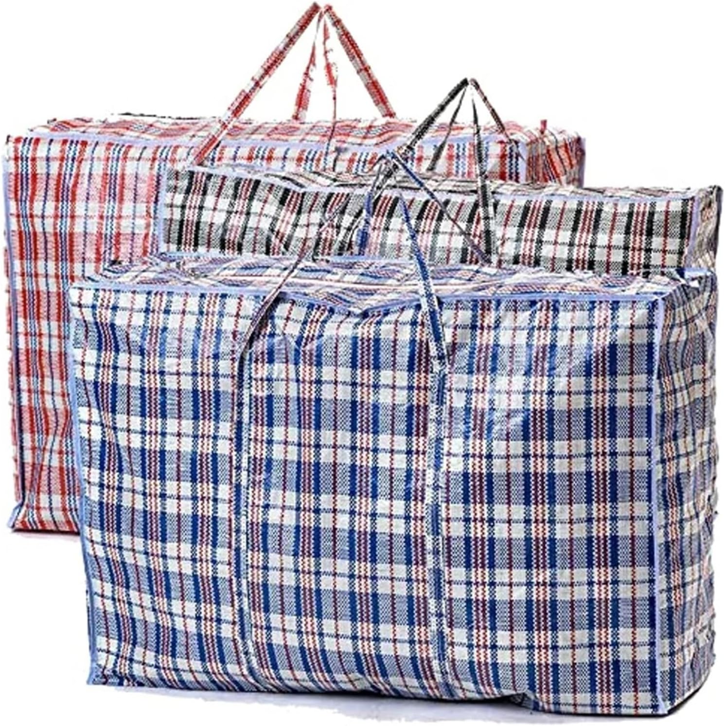 Extra Large Strong and Durable Storage Bags Ideal for Laundry/Moving House/Shopping/Storage/Reusable Store Zip Bag Packaging(80x24x60cm)