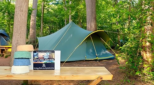 Miniatura 5 de Avital's Apiaries National Parks Wilderness - Juego de barra de lavado corporal, todo en uno, pH equilibrado, barras de 1.75 onzas, paquete de 4,