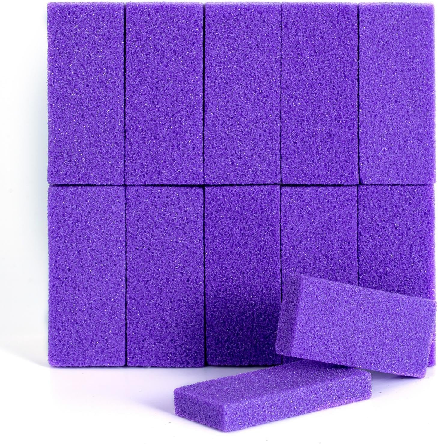 NOVAL Pumice Stone for Feet Scrubber Dead Skin Disposable Foot Pumice Foot Callus Remover Pedicure Tools Purple Pumice Sponge Nail Salon Home Use,40 PCS