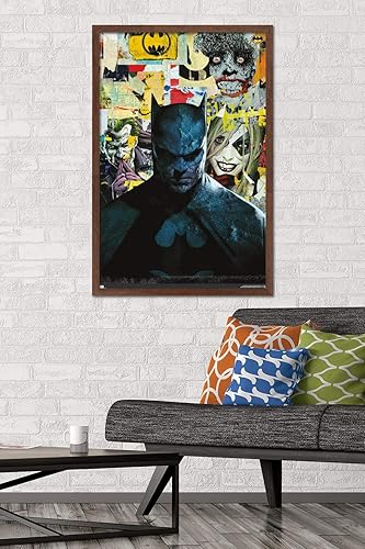 Miniatura 8 de Trends International DC Comics Batman - Póster de pared, 34 pulgadas de largo x 22.4 pulgadas, versión enmarcada en negro Versión con marco negro