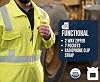 Oberon Company Men's High Visibility Safety Coveralls
