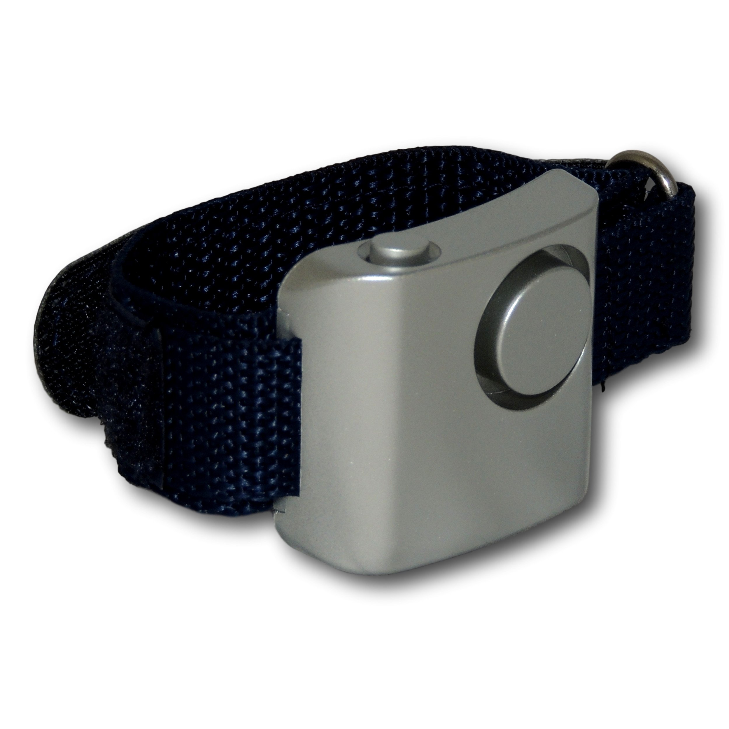 Eposgear Silver Minder® Loud Wrist Worn Jogger Jogging Runner Running Walker Personal Panic Attack Rape Safety Security Alarm With Hook And Loop Adjustable Strap 130Db (, Without Spare Batteries)