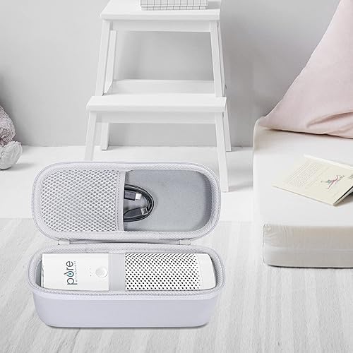 Miniatura 9 de co2CREA Funda rígida compatible con Pure Enrichment PureZone Mini purificador de aire portátil (funda blanca)