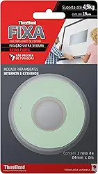Fita Dupla Face ThreeBond 24mm x 2M | A Mais Forte em Menos Espaço | 4,5KG em 15cm