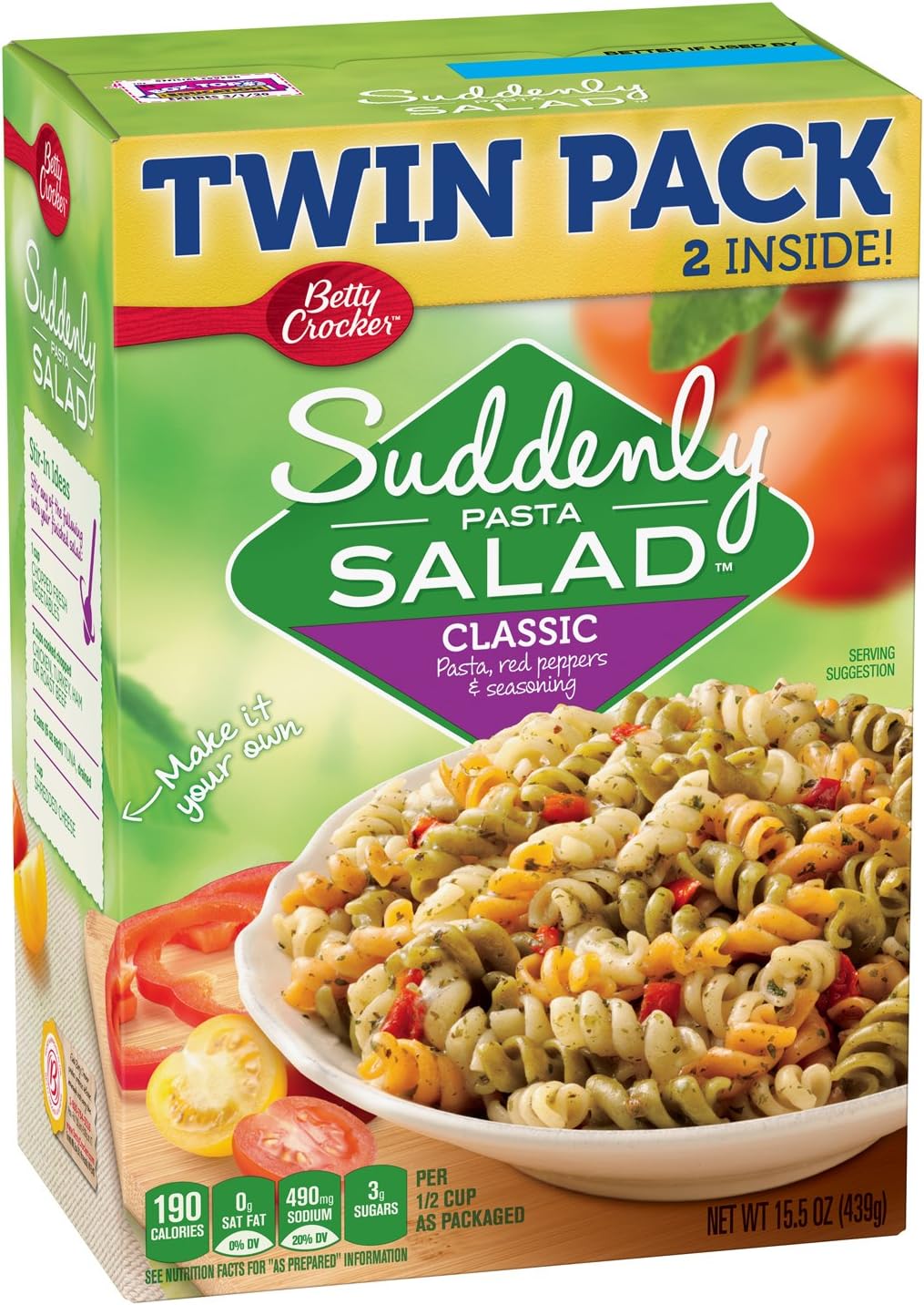 Suddenly Pasta Salad, Classic Pasta Salad, 15.5 oz