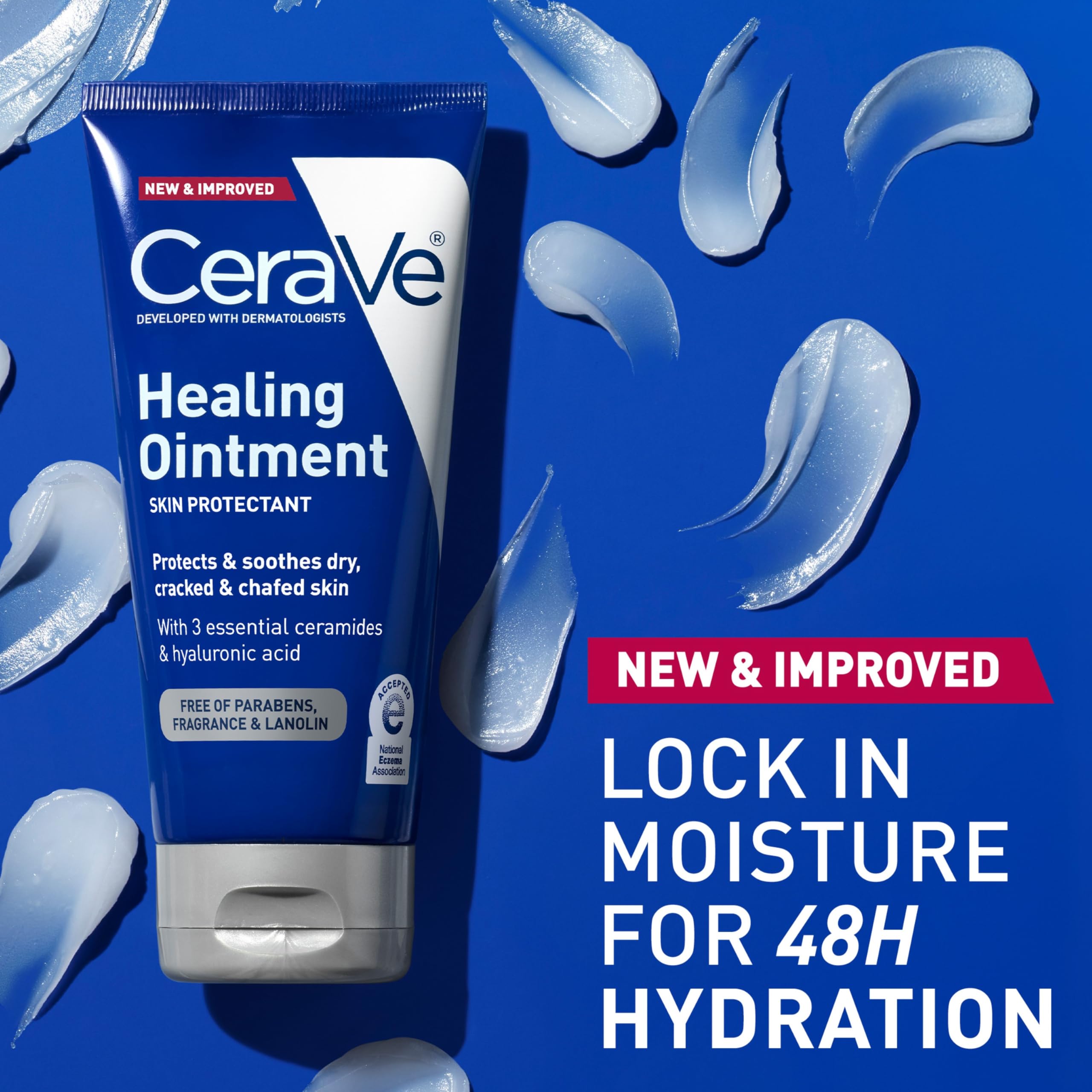 CeraVe Healing Ointment, Hyaluronic Acid Skin Protectant for Dry Skin, 3oz — Amazon image 6