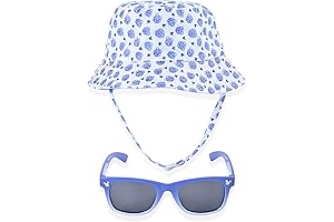Mickey Mouse Kids Hat and Sunglasses – Eye Protective Toy Sunglasses and...