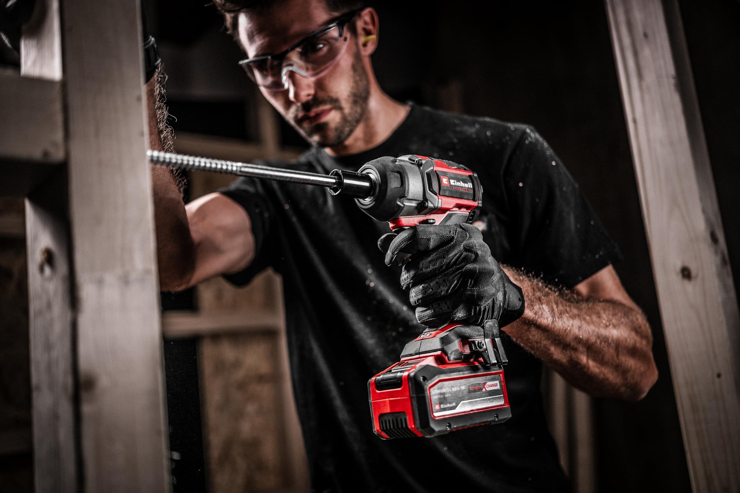 Einhell Professional accu slagschroefmachine TP-CI 18/250-C Li BL Solo Power X-Change (18 V, 250 Nm, Koolborstelloos, Hex-opname, LED-licht, zonder accu