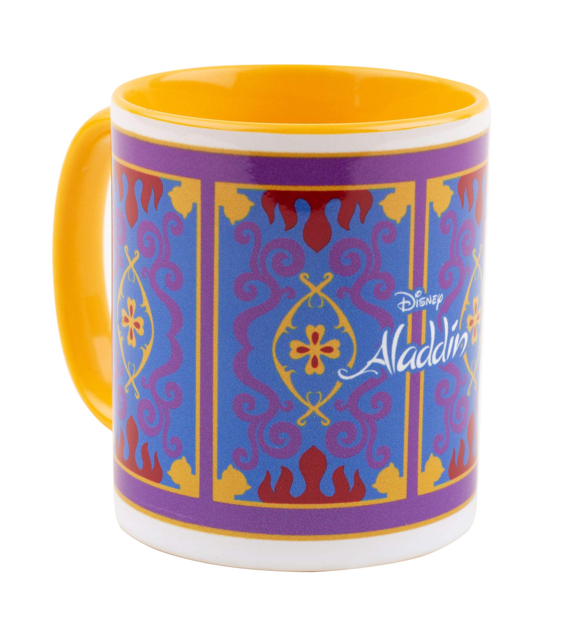 Disney Multi-Coloured Aladdin (Magic Carpet) Yellow Inner Coloured Mug