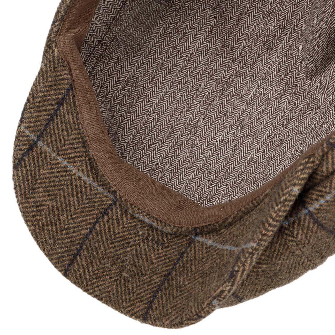 Stetson Hatteras Gallanger Wool Flatcap Klassisch Elegante Schirmmütze Made in EU Herren Herbst Winter
