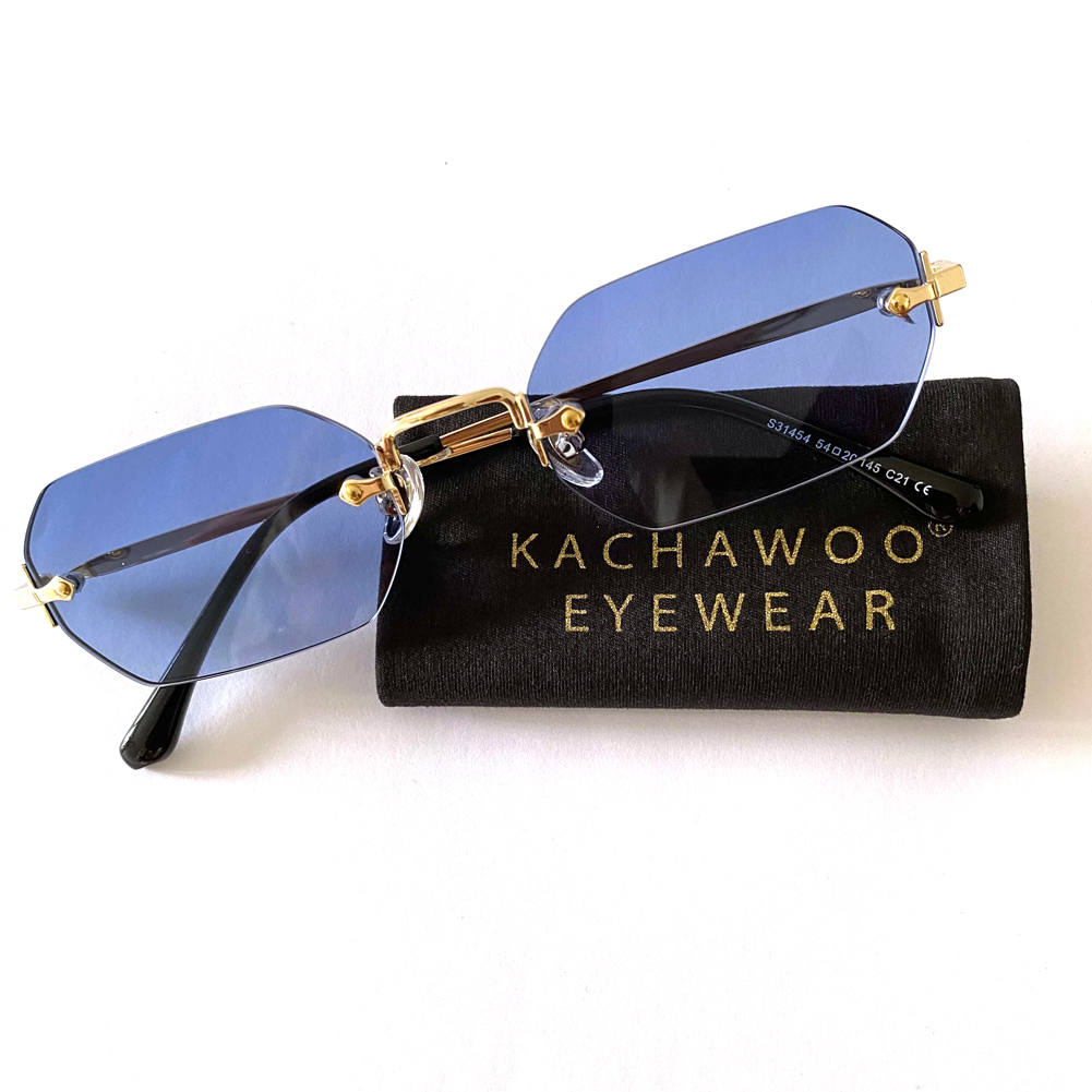 Occhiali Da Vista Uomo T36279 | Occhiali Rettangolari Oro In Titanio | IT - Foto 6