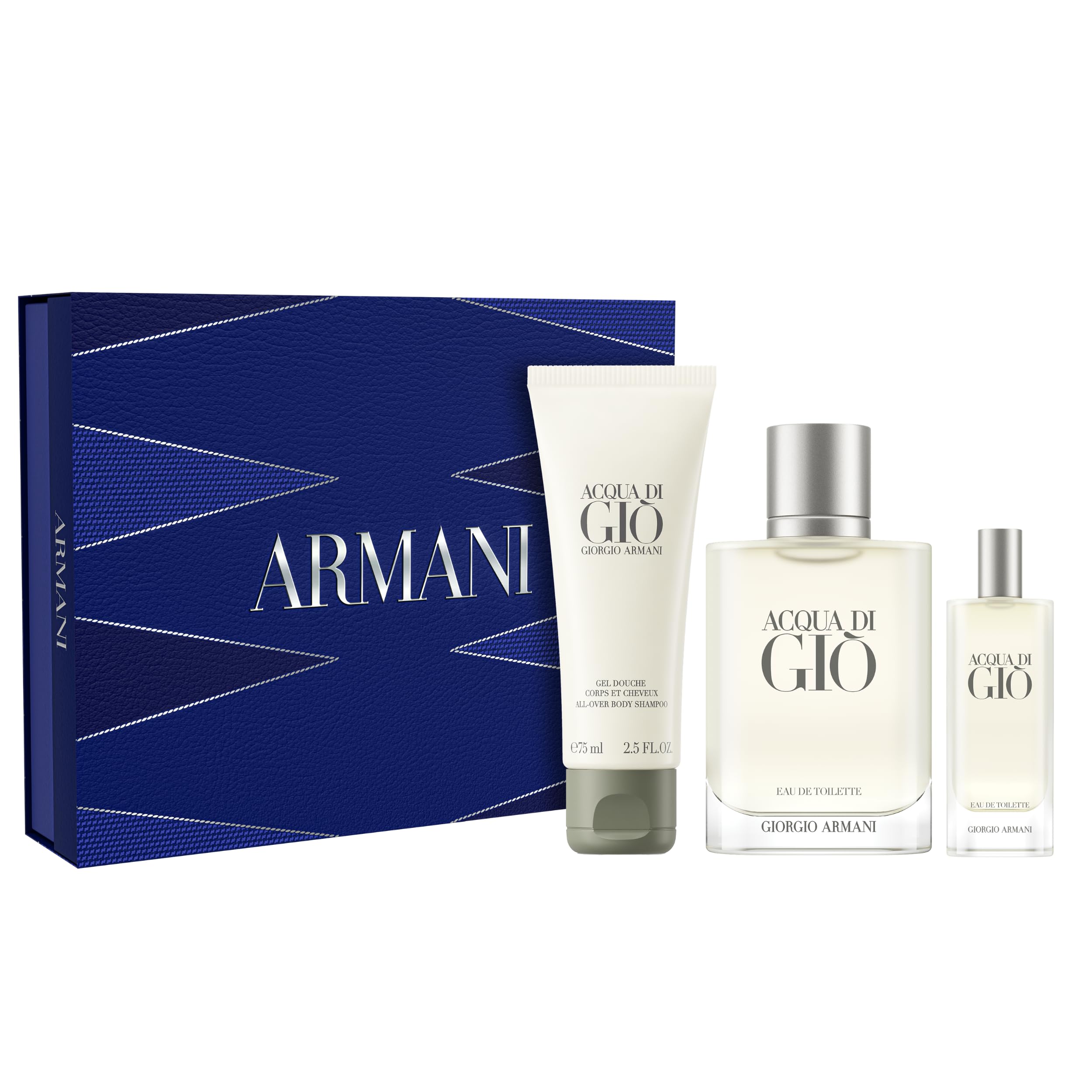 Armani beauty Acqua di Gi Eau de Toilette Cologne Routine Set for Men 174 Value Full Size 3