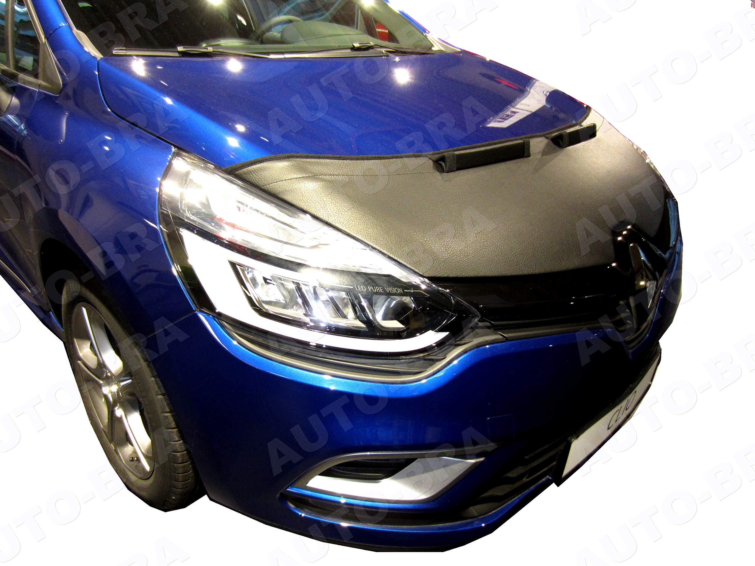 AB3-00074 Protector del Capo Compatible con Renault Clio IV 2012-2019 Bonnet Bra Tuning