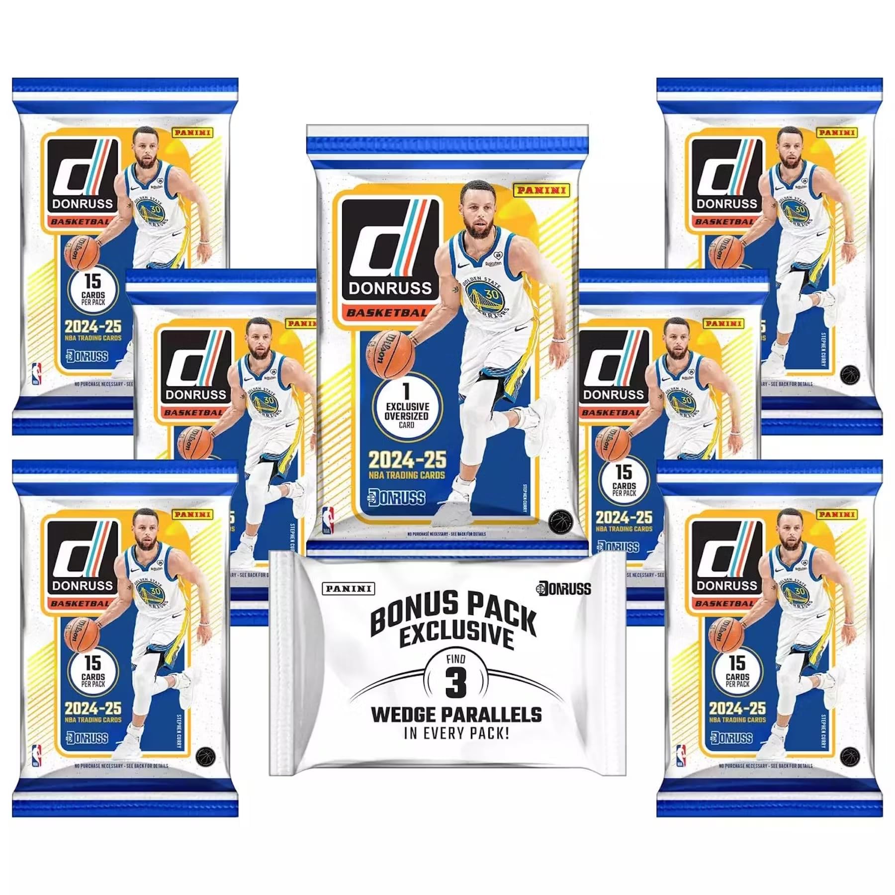 Caja de tarjetas coleccionables de Panini Donruss Basketball 2024/25 (exclusivo inserto de disco de vista previa de novatos con clasificación óptica)