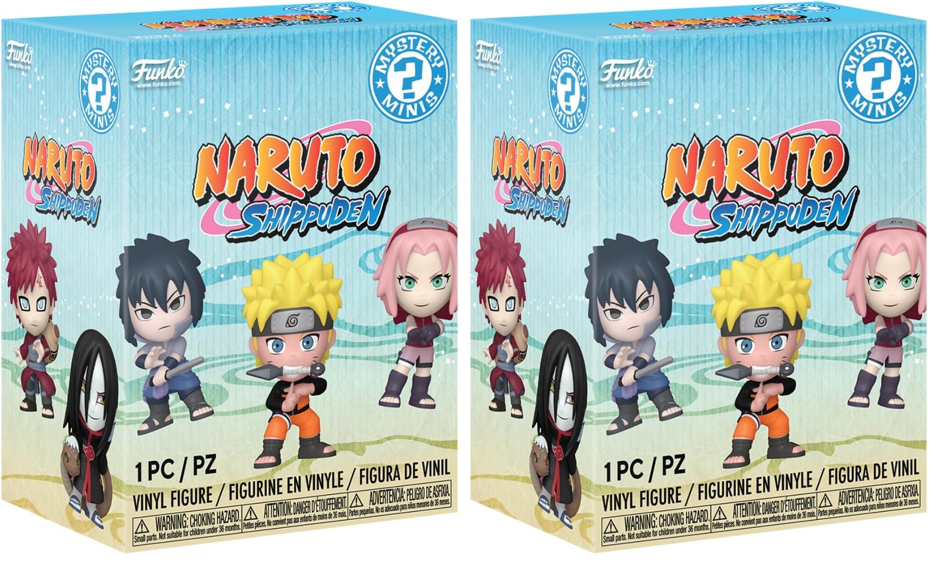 Funko Mystery Mini - Naruto - 1 of 12 to Collect - Styles Vary- Vinyl-Sammelfigur - Geschenkidee - Offizielle Handelswaren - Spielzeug Für Kinder und Erwachsene - Anime Fans und Display