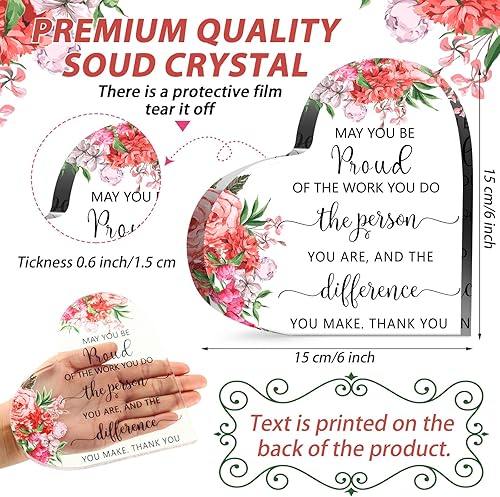 Miniatura 10 de Regalo acrílico para compañeros de trabajo, regalo de agradecimiento a los empleados, regalo de agradecimiento para el empleado May You Be Proud of