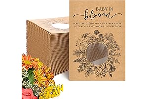 Baby in Bloom Favor Bags for a Memorable Baby Shower