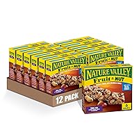 Vista 5 de Nature Valley Barras de granola masticables de frutas y nueces, nueces de chocolate negro, 6 barras, 7.4 onzas
