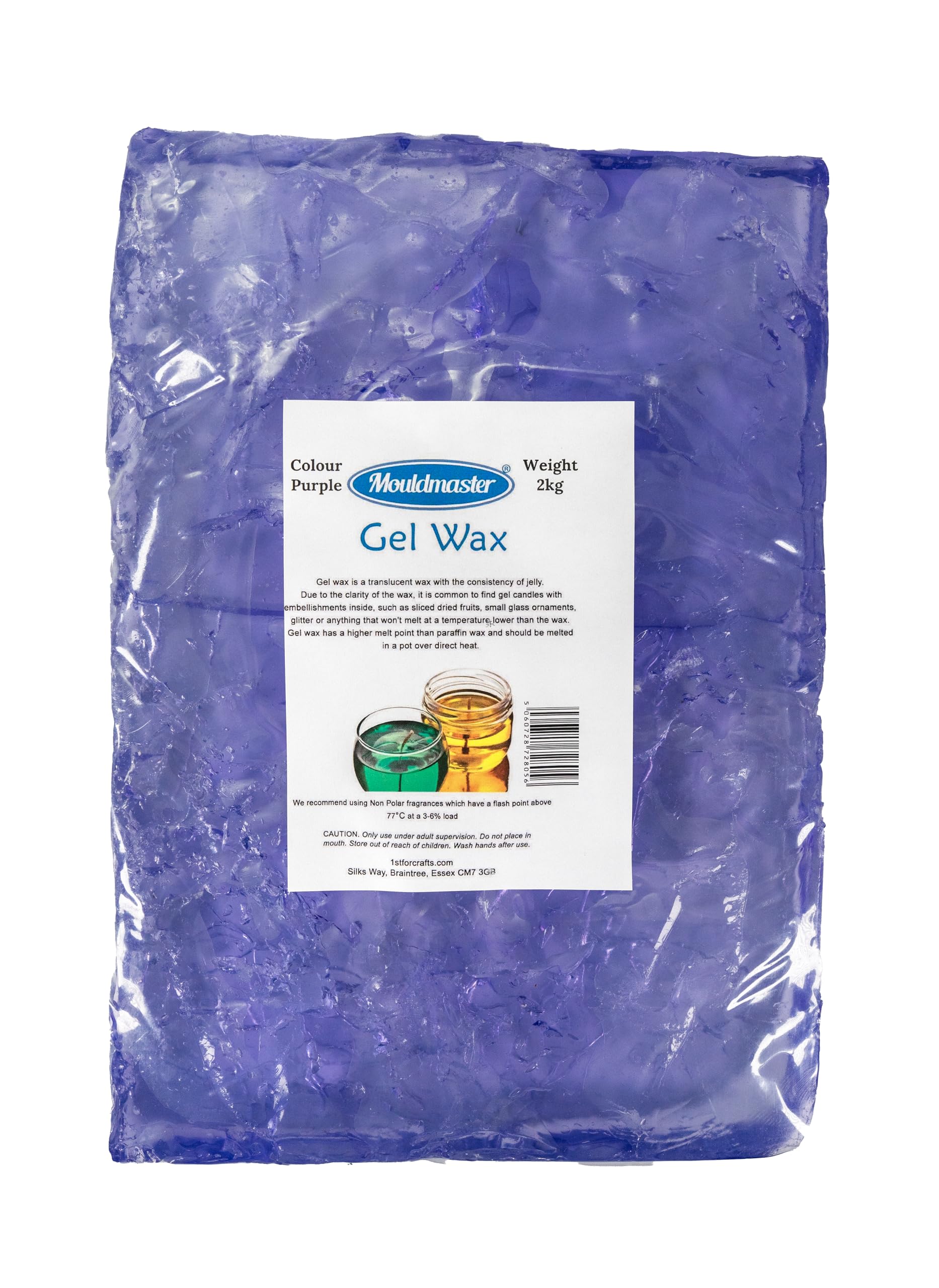 Mouldmaster 2 Kg Candle Making Gel Wax Purple