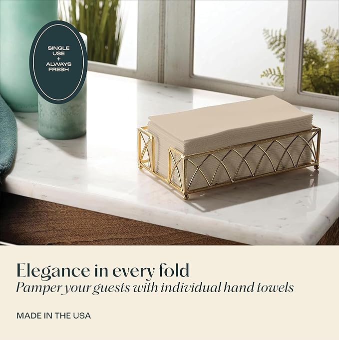 50 Servilletas Desechables de Papel con Apariencia de Lino 12x17 pulg miniatura 5