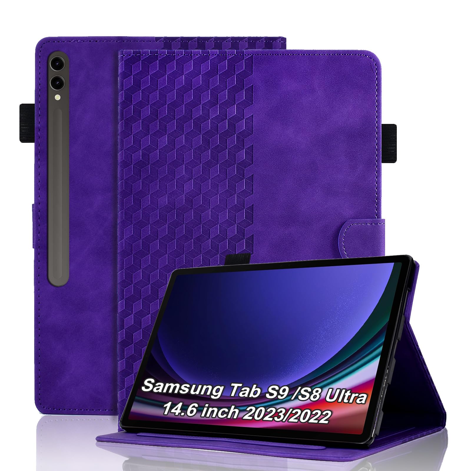 Case for Honor Pad X8a 11 Inch Tablet 2024 Protective Case Premium Leather Folio Smart Case with Auto Sleep/Wake Pen Holder Card Slot for Honor Pad X8a- Dark Green — view 139