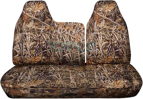 TOTALLY COVERS Compatible con Ford F-150 F-250 Camo 1997-1998 (banco dividido delantero 4060), sin reposabrazosconsola camuflaje de humedales (16 TOTALLY COVERS Compatible con Ford F-150 F-250 Camo 1997-1998 (banco dividido delantero 4060), sin reposabrazosconsola camuflaje de humedales (16