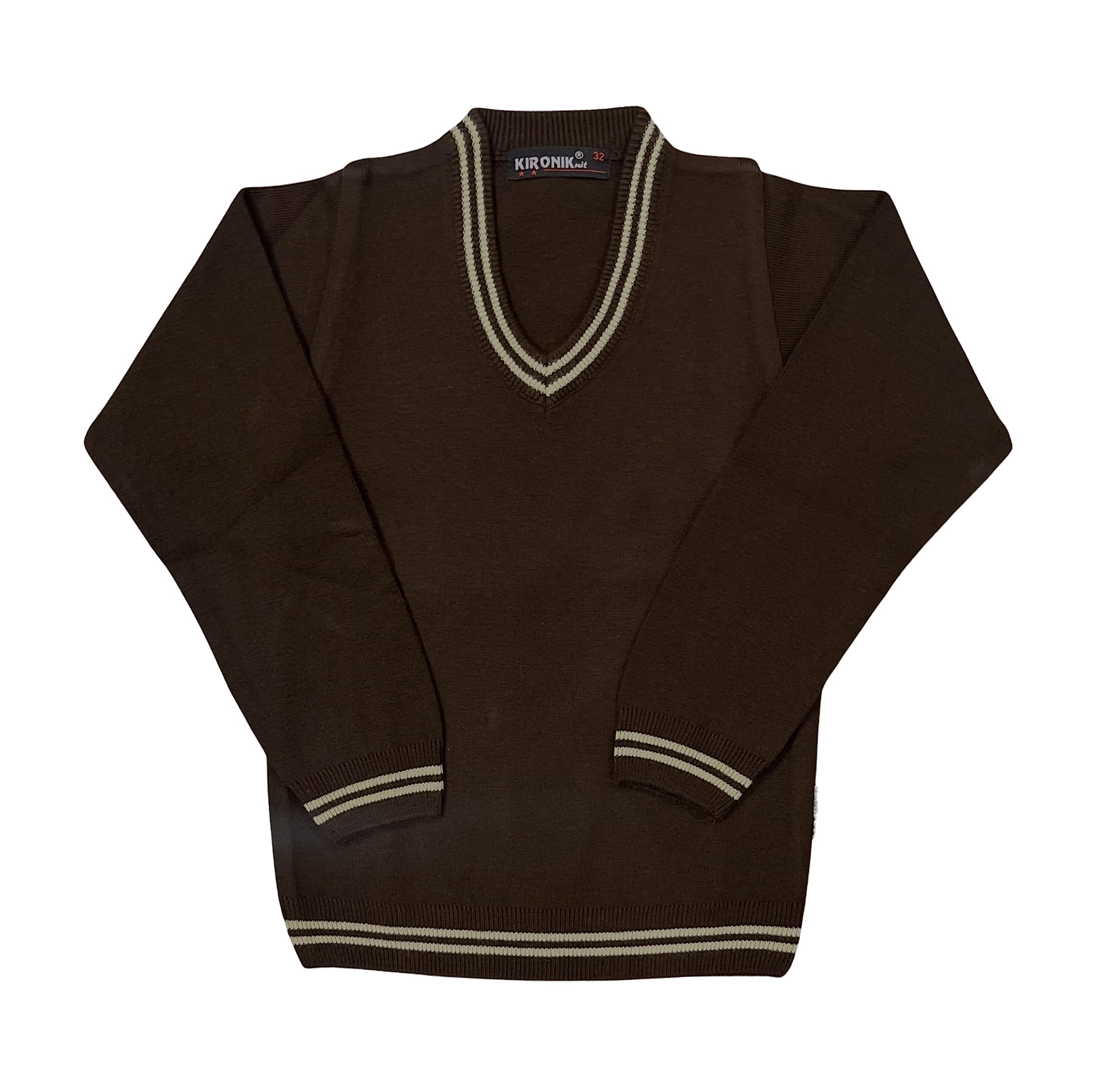 kironiknit School Uniform Full Sleeves Sweater - Daffodil-picture-22