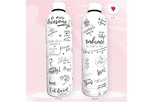 Be Unstoppable Inspirational 24oz Stainless Steel Water Bottle with Motivational Quotes