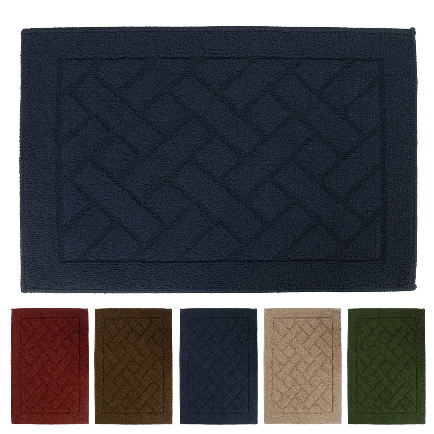 HOKIPO Front Door Inside and Outside Dirt Trapper Mat Polypropylene Fiber Anti-Slip Rubber Back Machine Washable Mat, Rectangular - 45 x 70 cm (AR2433-BROWN) (B07VV1J7SL) Amazon Price History, Amazon Price Tracker
