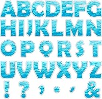 Vista 1 de 150 PIEZAS Gran Juego de Letras de 17,8 cm para Tablón de Anuncios, Letras de Alfabeto Marino para Tablón de Anuncios de Clase, una Gran Ayuda