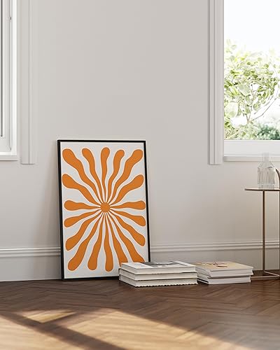 Vista 62 de HAUS AND HUES Evil Eye Decor - Navy Blue Wall Art, Evil Eye Wall Decor, Mykonos Artwork, Evil Eyes Print, Big Eyes Painting Print, Evil Eye Poster