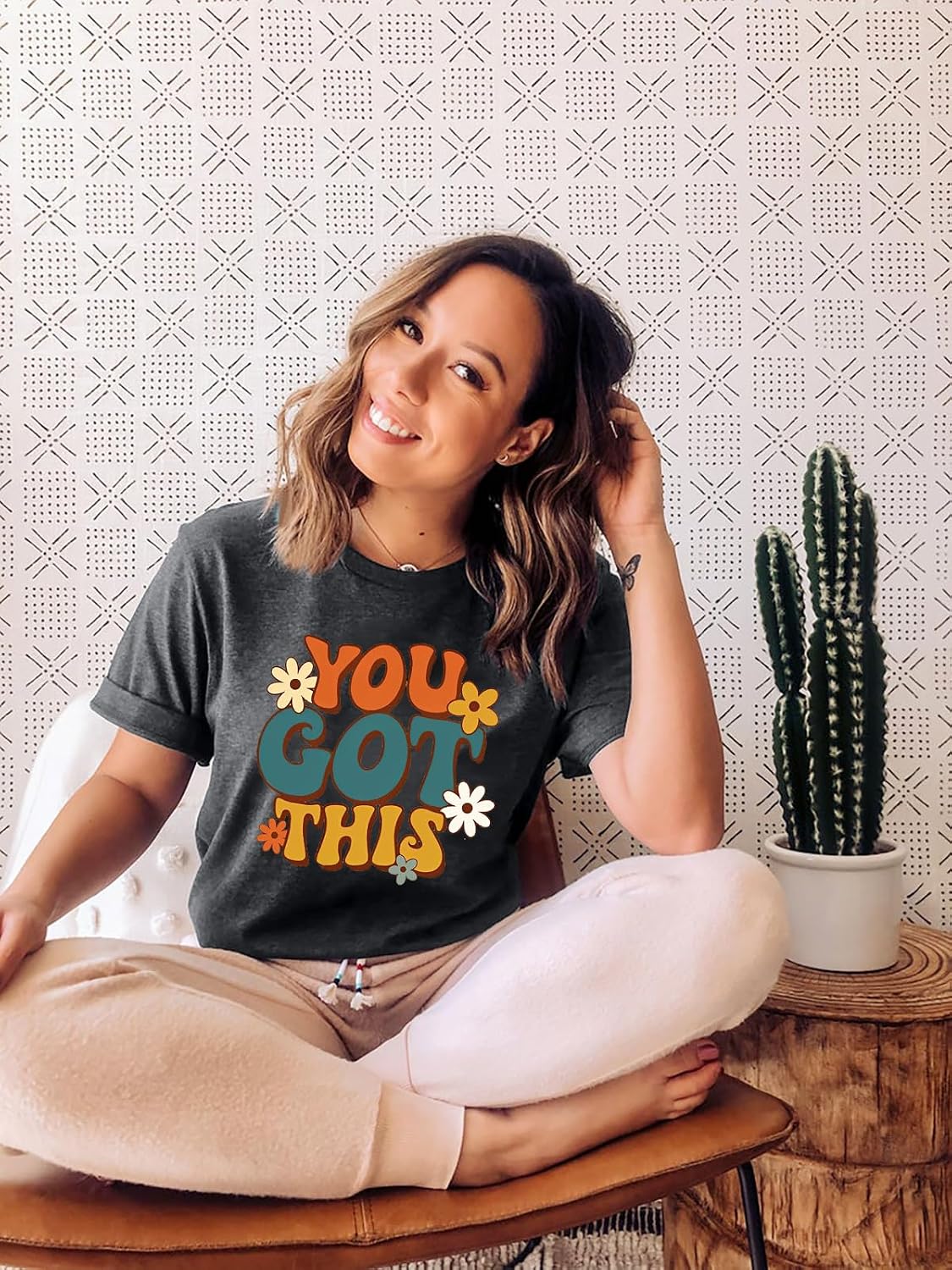 You Got This Shirt Women Teacher Graphic Testing Tshirts Funny Back to School Encouraging Short Sleeve Tees Tops image 5