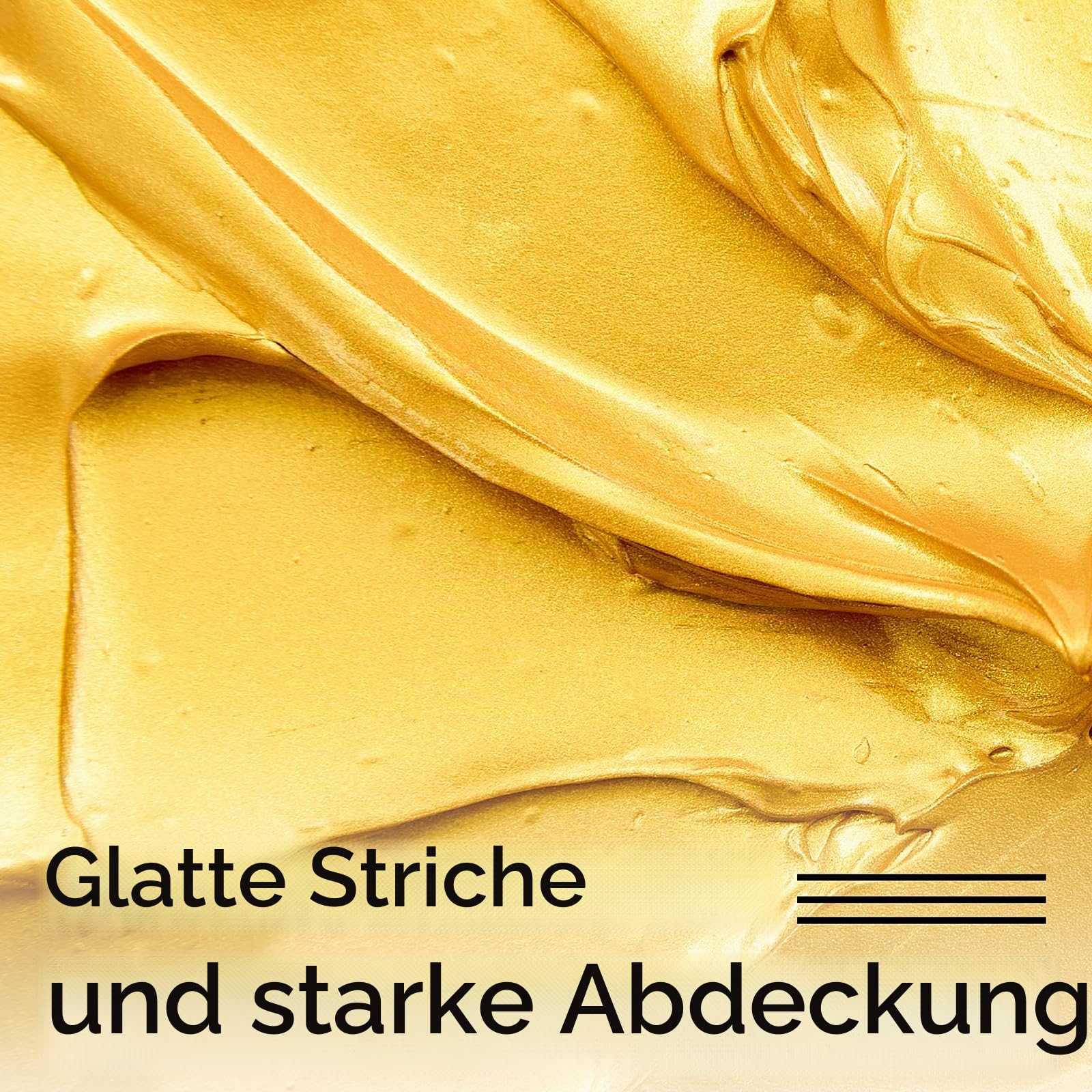 MEEDN Metallisches Acrylfarbset: 300 ml Acrylic Paint Set mit Gold Silber & Kupfer für Erwachsene zum Basteln, Weihnachtsdekor - Dicke Goldblattfarben für Holzmöbelmalerei