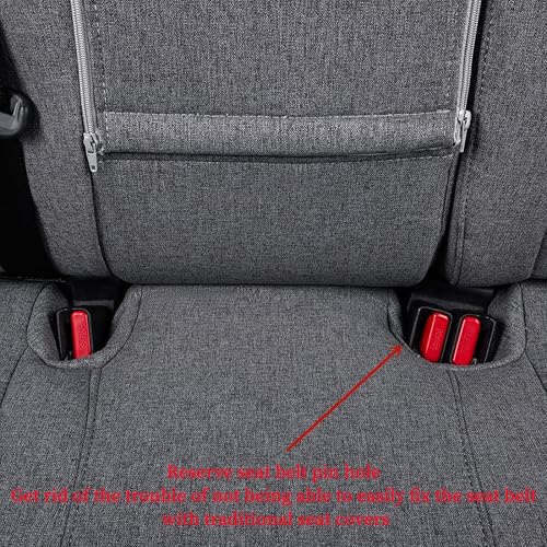 Miniatura 5 de Fundas de asiento de ajuste personalizado para Toyota Corolla Cross L, LE, XLE 2022 2023 2024, protector de asiento de poliéster de cobertura