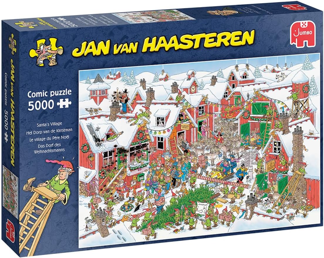 Jan Van Haasteren, The Village of Santa Claus Puzzle 5000 Pieces Adults