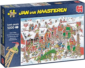 Jan Van Haasteren, The Village of Santa Claus Puzzle 5000 Pieces Adults