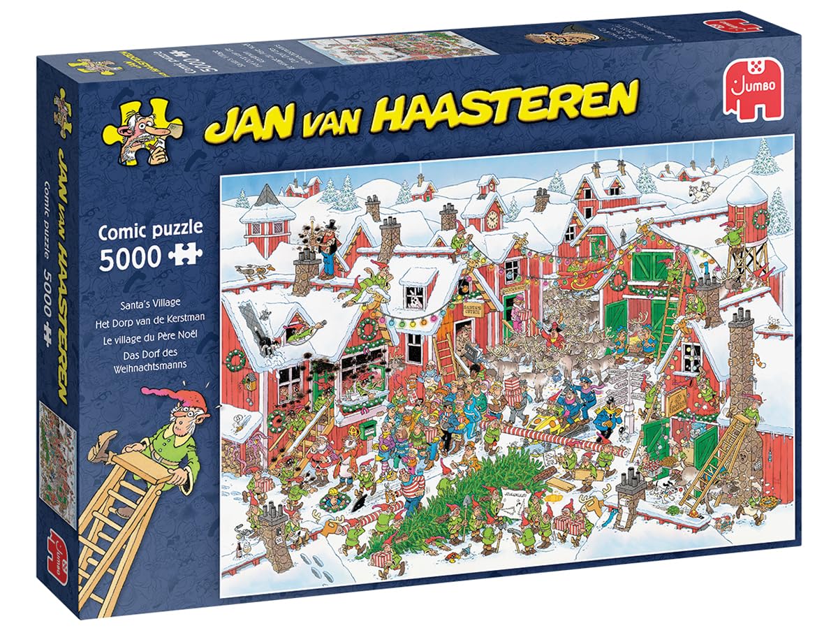 Amazon.com: Jan Van Haasteren, The Village of Santa Claus Puzzle
