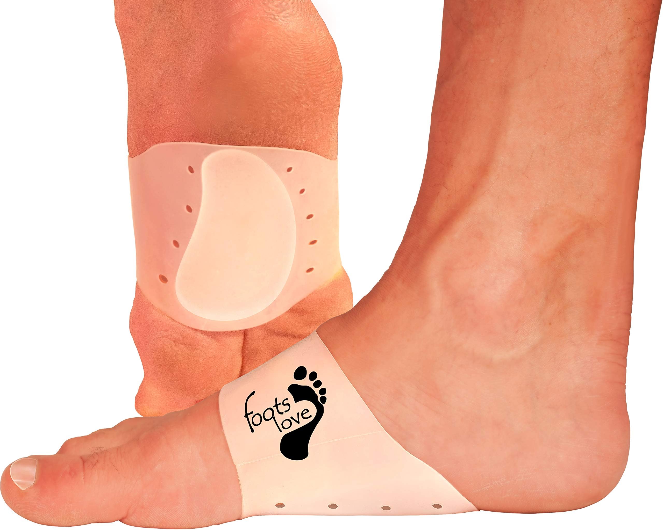 Plantar Fasciitis Gel Cushioned Arch & Heel Support Sleeves. Orthotics to Lift & Relaxes Nerves featuing Cooling Air Pockets. for Men and Women