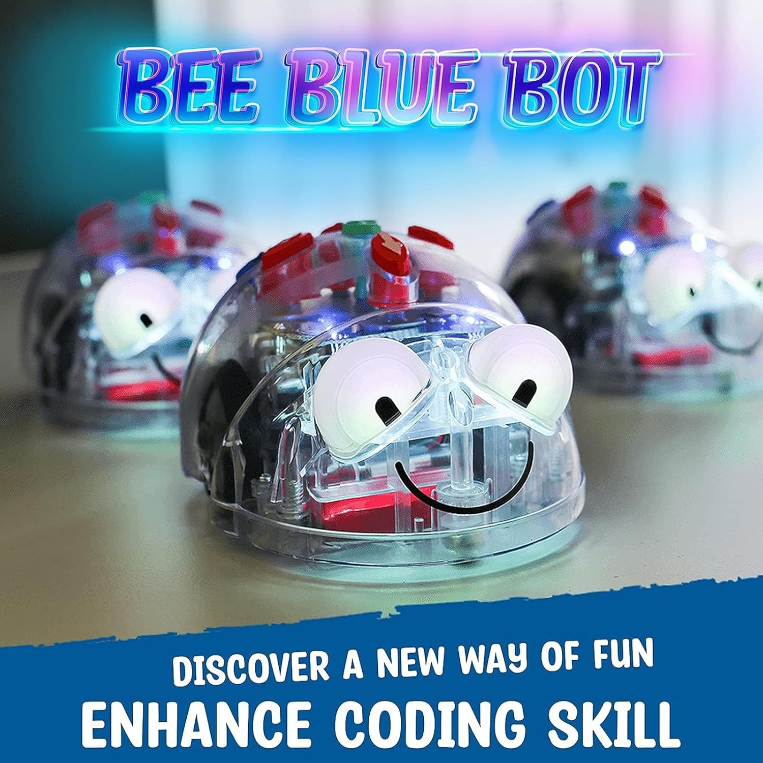 Basic Programming: Science Bundle See & Say Blue-Bot Floor Robotics and 2 Activity Floor Mats