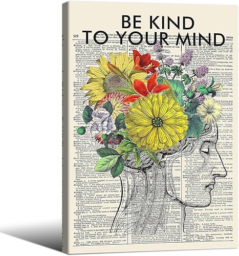 Miniatura 44 de Medpol Lienzo retro rojo abstracto de ojos para pared, póster hippie trippy, citas de afirmación, decoración de pared de los años 60 y 70,