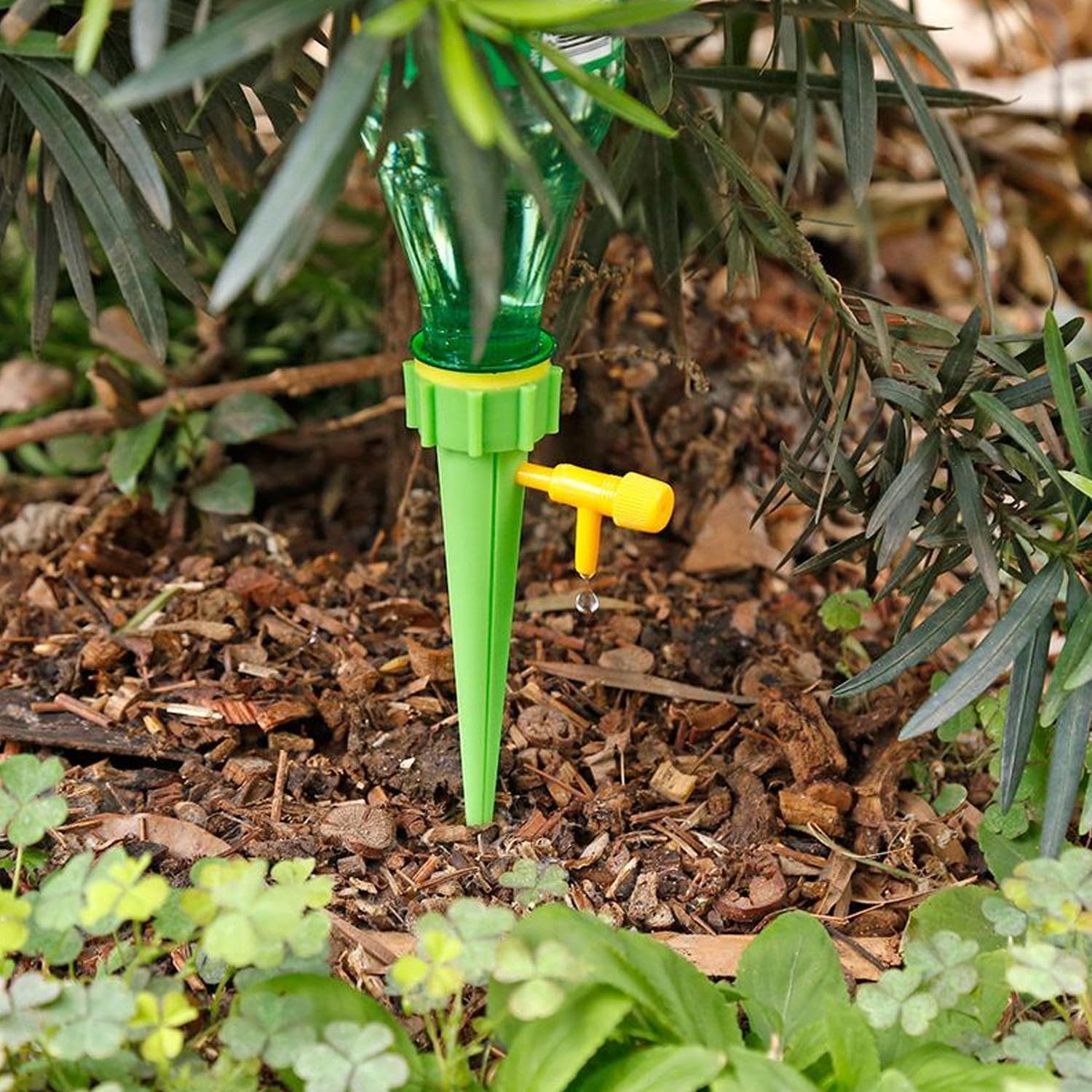 Oblivion Adjustable Plant Watering Spikes 10 pc – Slow Release Dripper Valve for Efficient, Consistent Watering of Garden Plants, Indoor and Outdoor Use - Image 3 thumbnail
