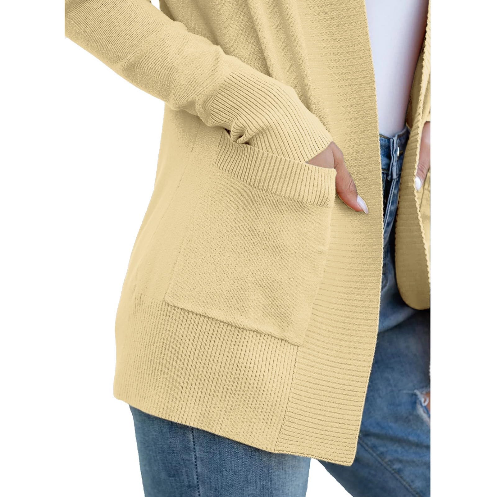 Générique Gilet Femme Long Grande Taille Bolero Femme Mariage Orange | bolero Thin pour ceremonie – Confortable – Protection solaire – robe ouverte devant