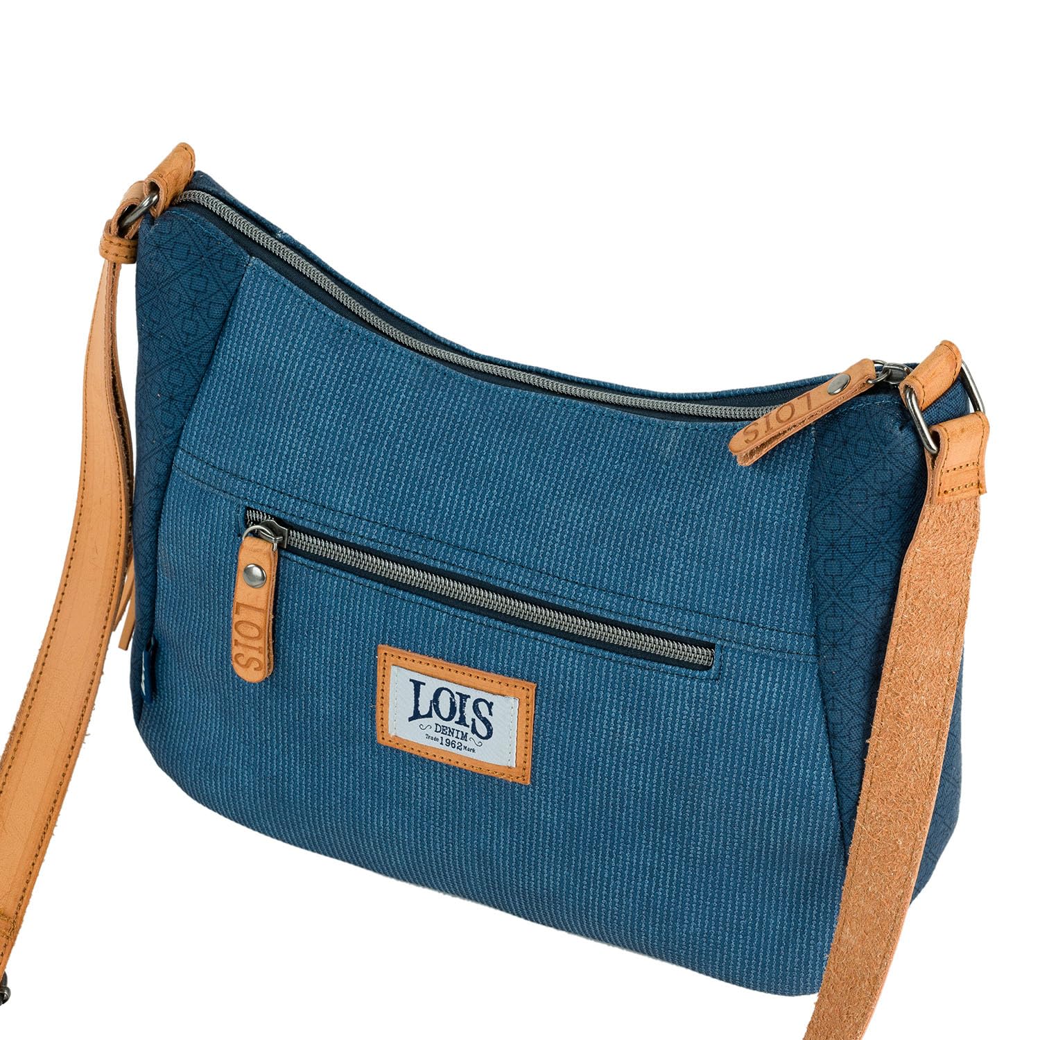 Lois - Bolso Bandolera Mujer - Bolso Mujer Pequeño de Marca - Bolsos Bandolera Mujer de Lona/PU - Bolso Mujer Bandolera de Uso Diario - Bolso Pequeño Mujer Casuales