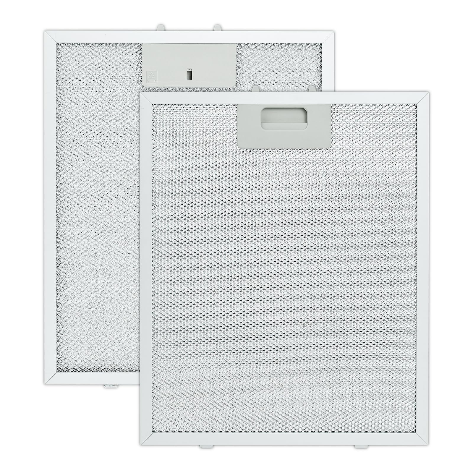 Filtro de aluminio de 5 capas, 2 filtros de grasa de metal de 320 x 260 mm, filtro de ventilación universal para campana extractora