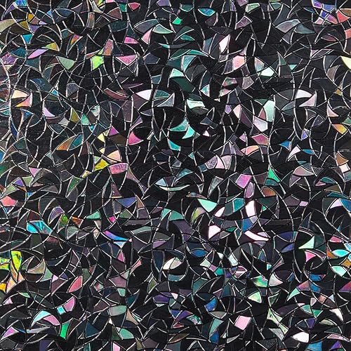 Miniatura 1 de Finnez Película opaca para ventana, película de privacidad 3D, sin pegamento, para puerta de vidrio, hogar y oficina, control de calor, anti UV,