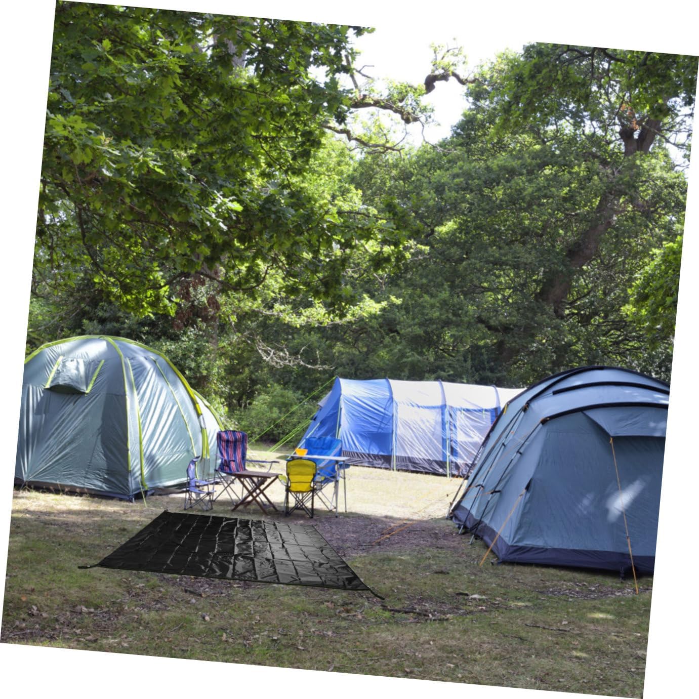 Outanaya Outdoor Ground Cloth Durable Folding Tent Mat for Camping Beach Picnic Thickened Oxford Multi Purpose Tarp for Family Use
