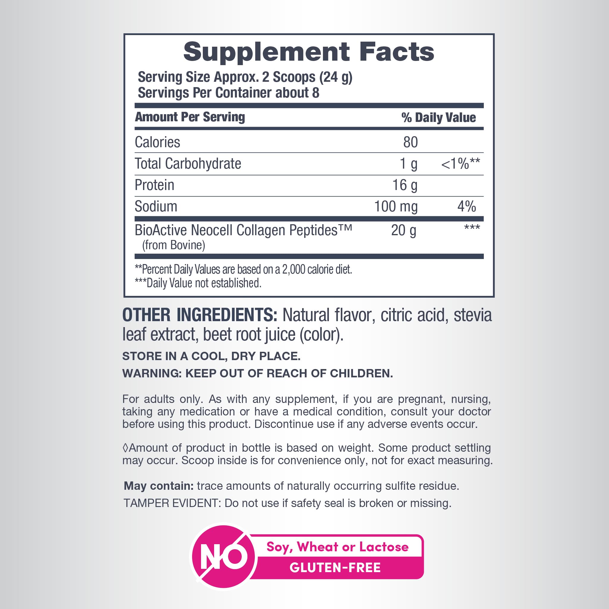 NeoCell Collagen Peptides Powder | Grass Fed Bovine | Hair, Skin, & Nails — Amazon image 4
